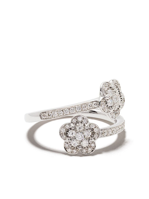 18kt white gold diamond Figlia Dei Fiori ring
